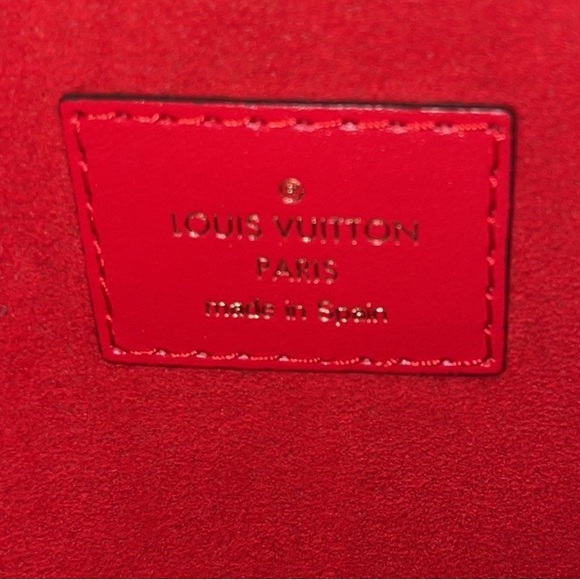 New Louis Vuitton Damier Denim Rouge City Monogram Patchwork City Pouch Wristlet - Picture 13 of 17